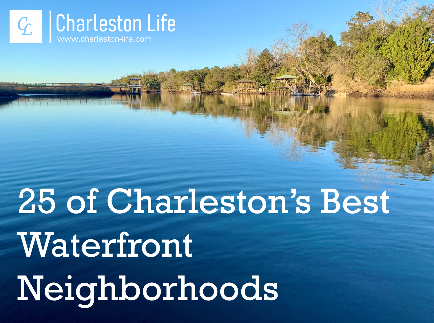Neighborhood with Waterfront Homes in Charleston