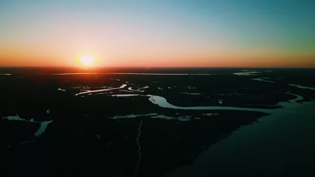 Sunset over James Island, SC