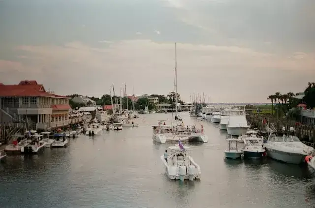 Shem Creek is an Outer Banks filming location in Charleston, SC